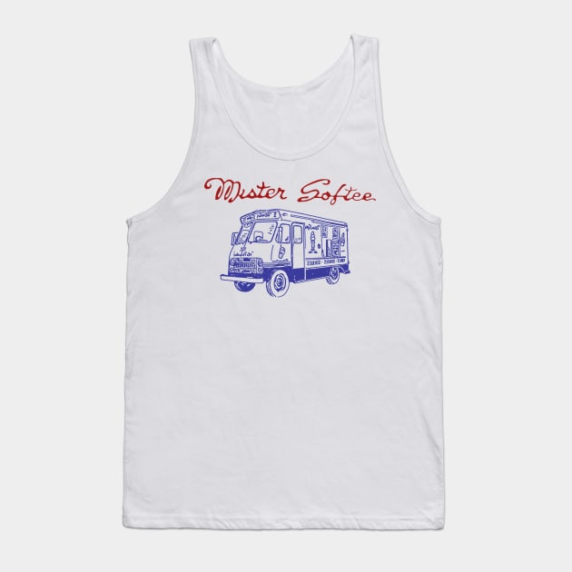 Mister Softee Truck ice Cream Tank Top by Abstrack.Night